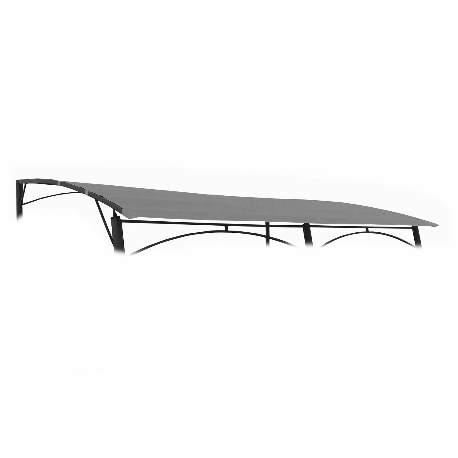 VESTIAMO CASA GIARDINO - Telo di ricambio grigio per gazebo - 3x4 metri